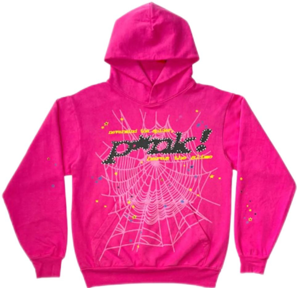 Sp5der Hoodie Pink Punk