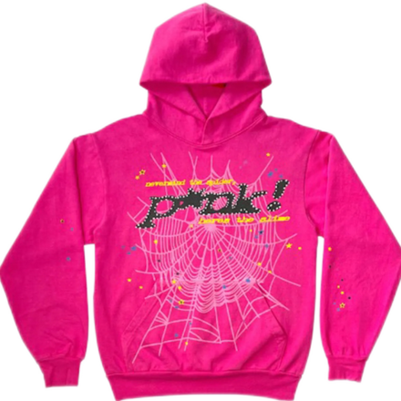 Sp5der Hoodie Pink Punk